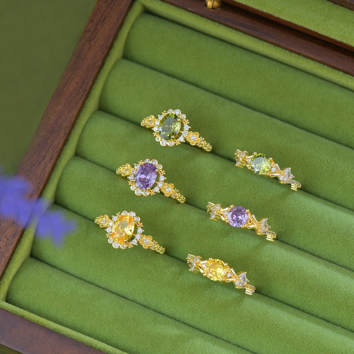Citrine Starlet Ring