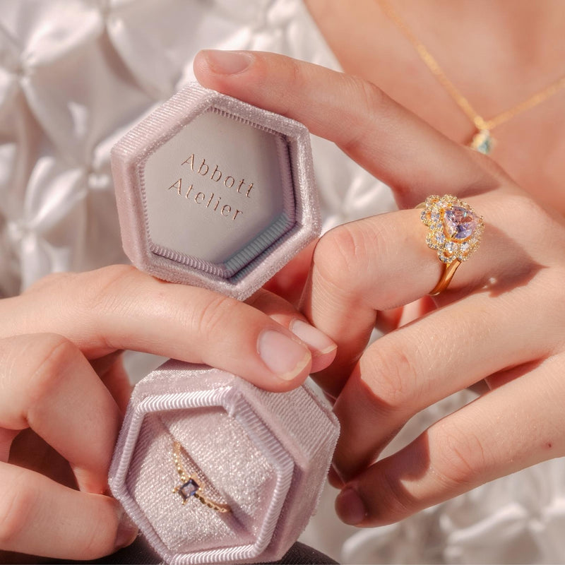 Melody Pink Heart Ring