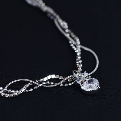 Crystal Cascade Necklace
