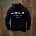 Australia Print Mens Casual Hoodie elevenforest