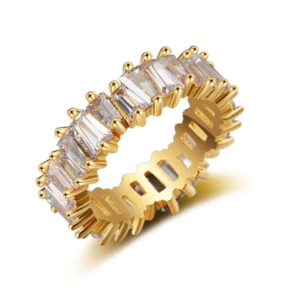 6.6mm Copper Wealth Spiritual Ring Gold & Silver