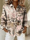 Women'S Casual Loose Printed Shirt 