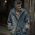 Men's Vintage Floral Gradient Art Jacquard Button Pocket Cardigan Sweater elevenforest