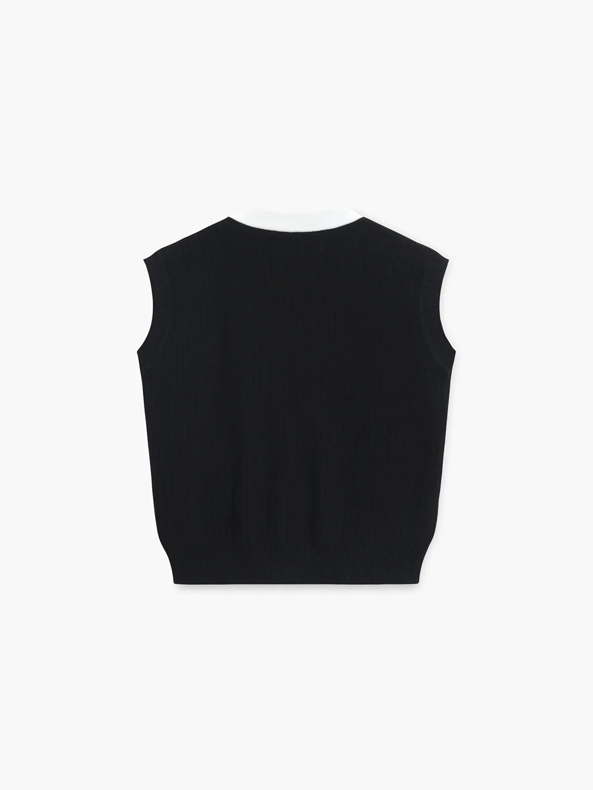 V-neck Button Knitted Vest