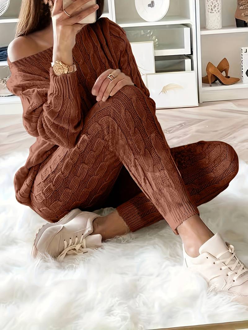 Fabiola® | Elegant two-piece sweater set