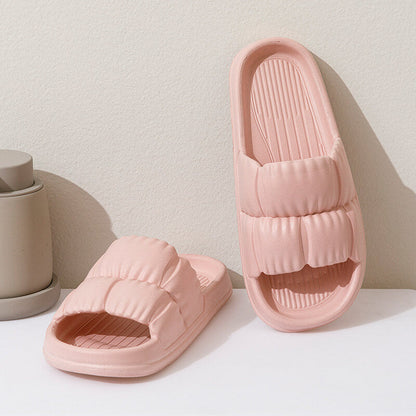 Cushy Stylish Puffer Slides Sandals - Buy 1 Get 1 Free