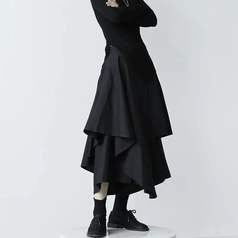 Saira Black Skirt