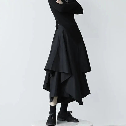Saira Black Skirt