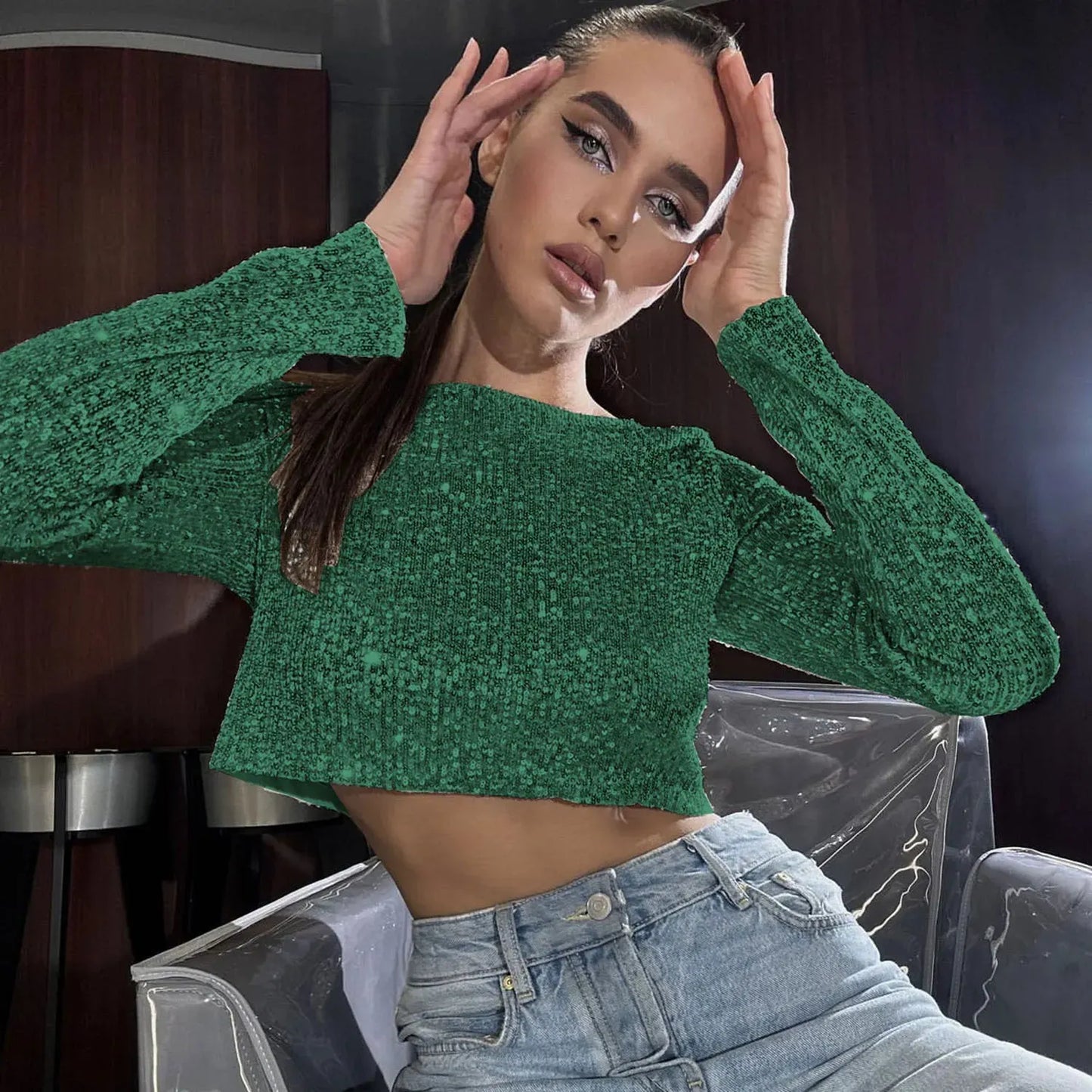 Sparkle Midi Skirt