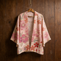 Japanese Art Style Cherry Blossom Pattern Cardigan elevenforest