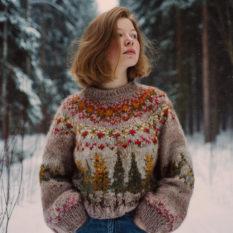 Gracefully Designed Sweater