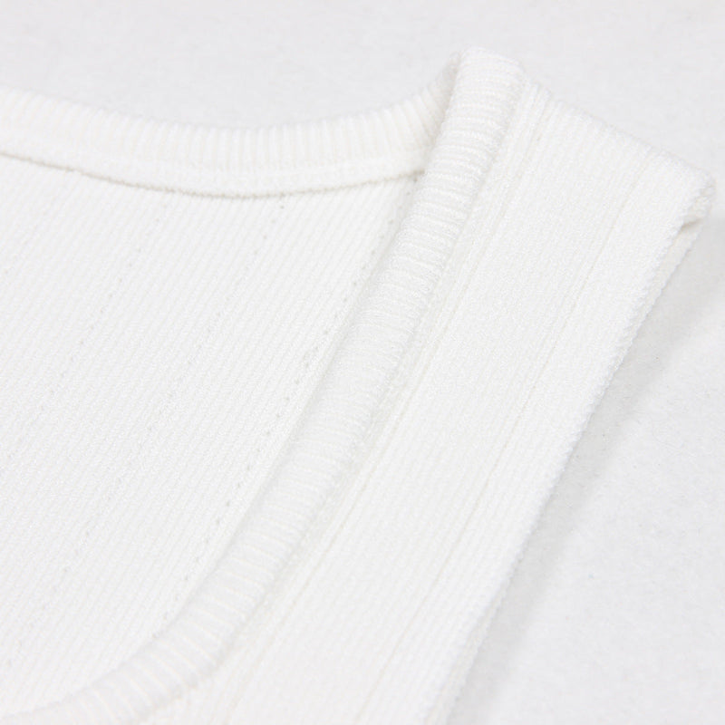 Summer All Matching Sleeveless Camisole Short Knitted Bottoming Shirt Online Influencer Pop
