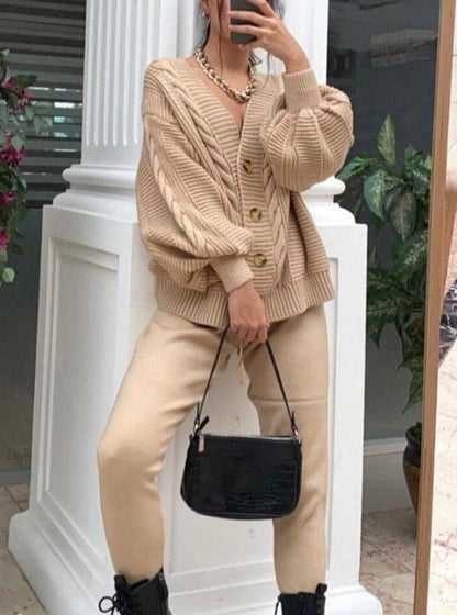 Varvara Cardigan & Pants Set