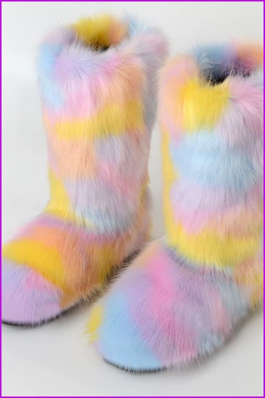 [pre-] Faux Fur Winter Boots F1128