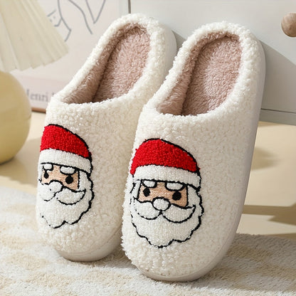 Christmas Tree Pattern Fuzzy Slippers Dr6521