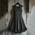 Women's Vintage Viking Tree Of Life Linen Dress elevenforest