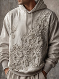 Men's Casual Retro Bohemian Embroidered Print Hoodie elevenforest