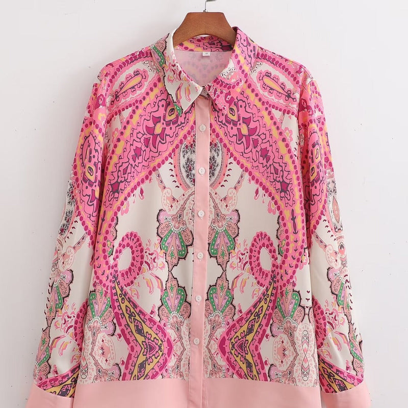 The Perfect Paisley Print Blouse