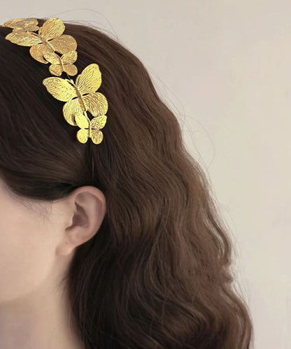 Gold Metal Butterfly Hairpin