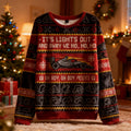Comstylish Festive Lights Out Racing Christmas Ugly Sweater
