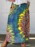 Women's Art Painting Hippie Print Skirt