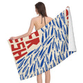 Fish Art Pattern Bath Towel elevenforest