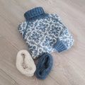Vintage Snowflake Pattern Knitted Turtleneck Sweater elevenforest