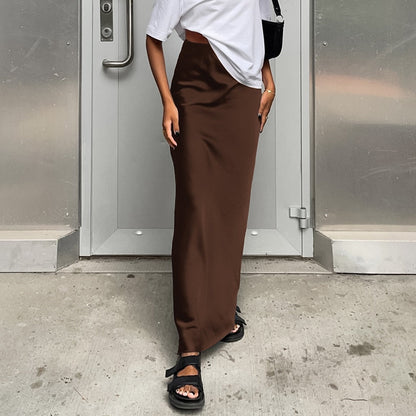 Julia Satin Skirt