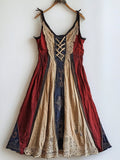 Viking Vintage Linen Halter Tie Dress elevenforest