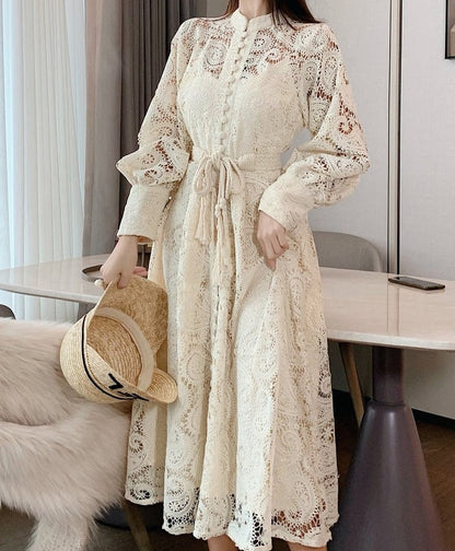 Margo Patchwork Midi Dress