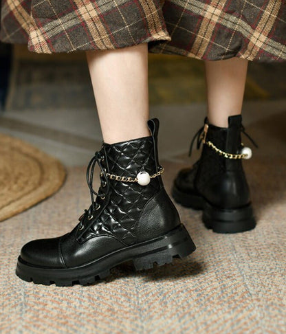 Afina Leather Boots