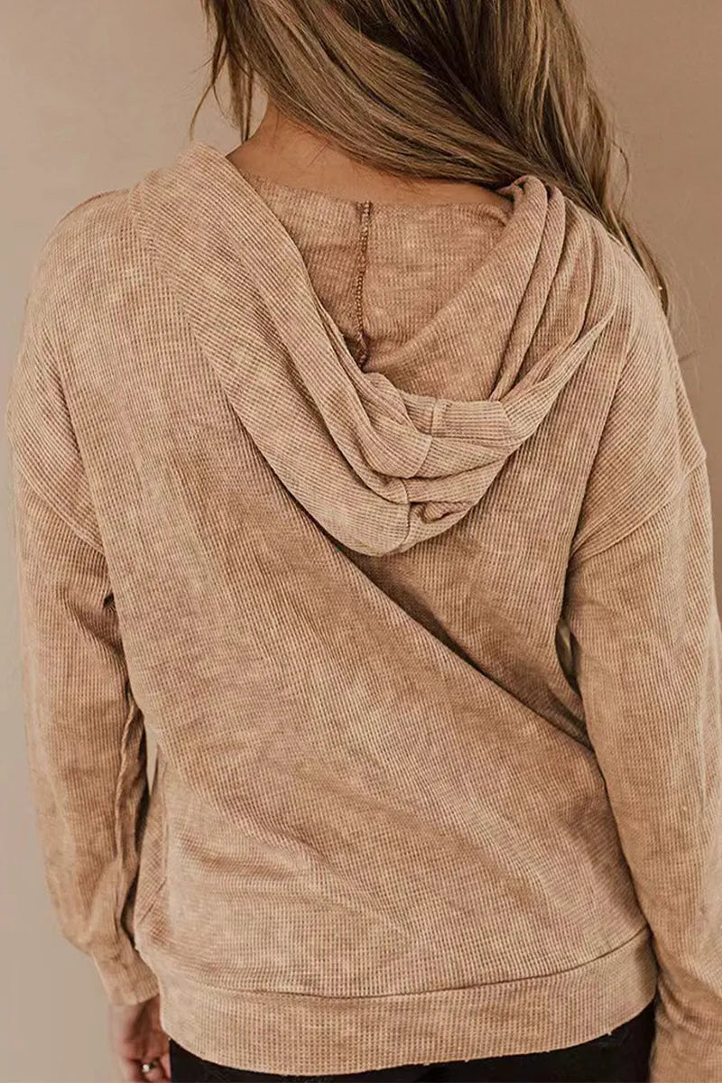 Color O Neck Hoodies(4 Colors)