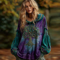 Women's Viking Celtic Knot Tree Of Life Comfort Warm Hoodie elevenforest