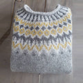 Vintage Geometry Icelandic Pattern Printed Knit Sweater elevenforest