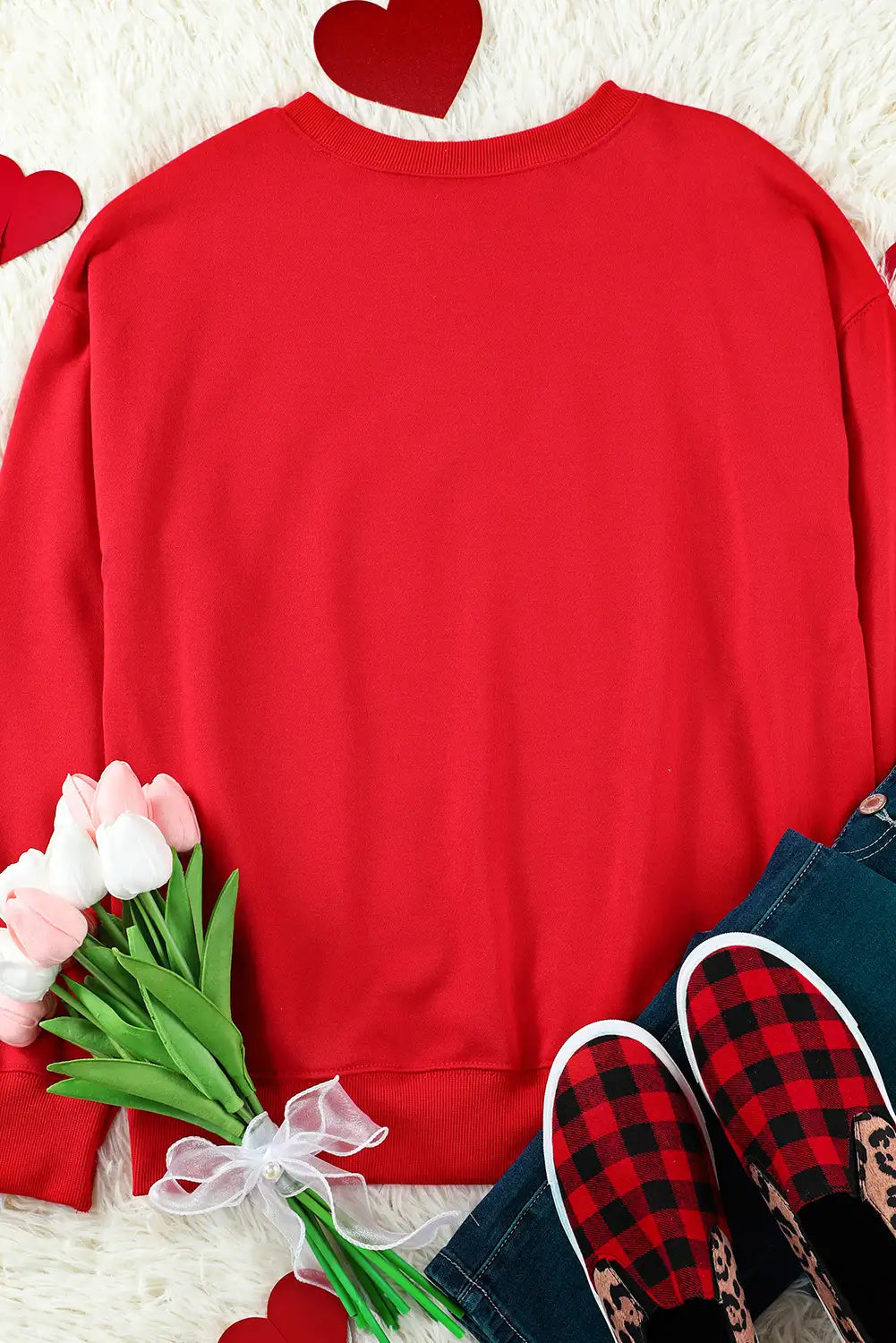 Red Xoxo Heart Sweatshirt