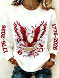 Comstylish Women's American Bald Eagle Sweatshirts