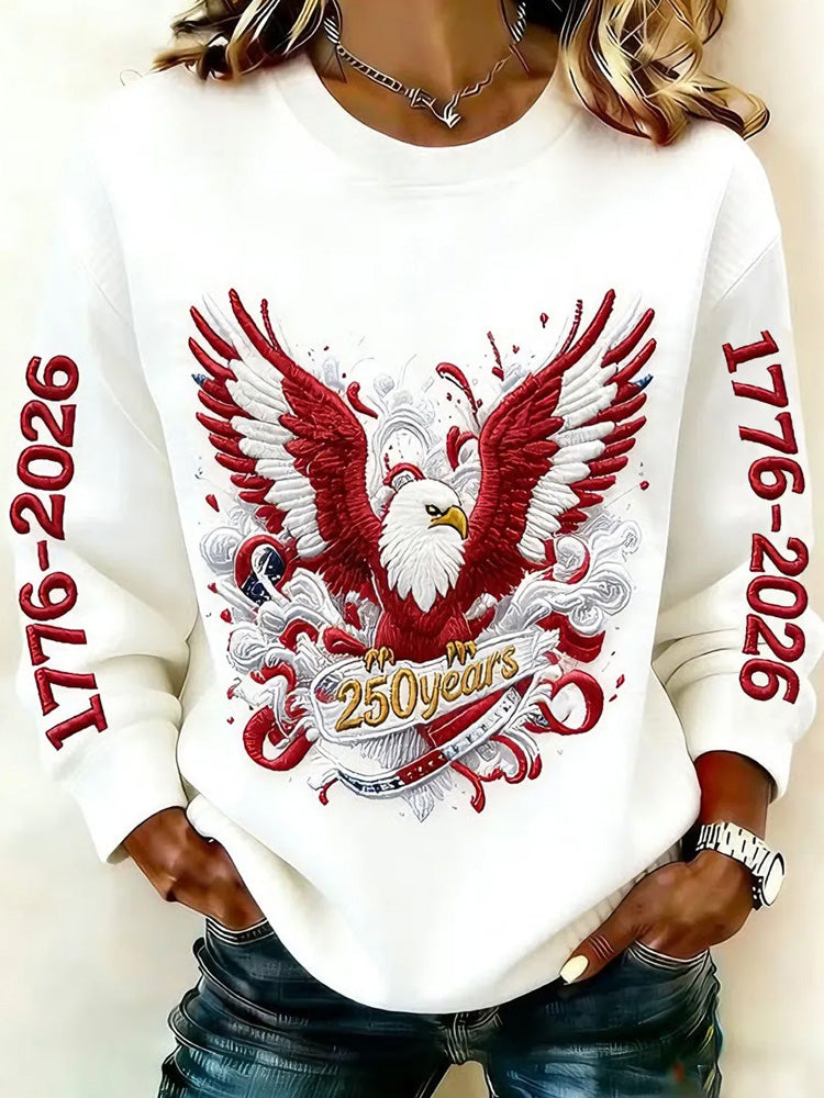 Comstylish Women's American Bald Eagle Sweatshirts