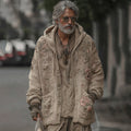 Men's Vintage Floral Art Jacquard Button Cardigan Sweater elevenforest