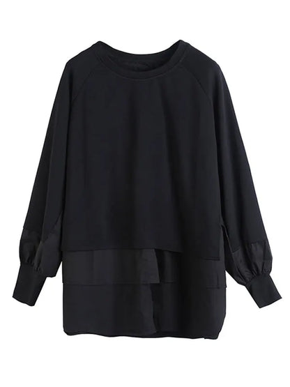 False Two Split-joint Long Sleeve T-shirt
