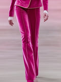 Shipping Barbie Pink Velvet Pants With Light Pink Trimmed