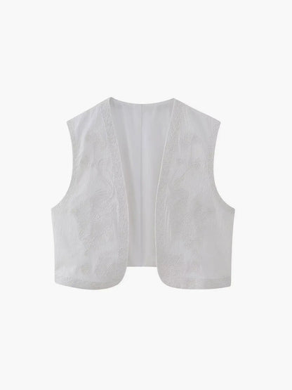 Embroidered Vest