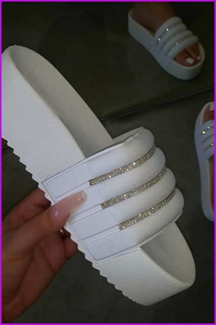Thick Platforms Slippers Beach Sandals F693