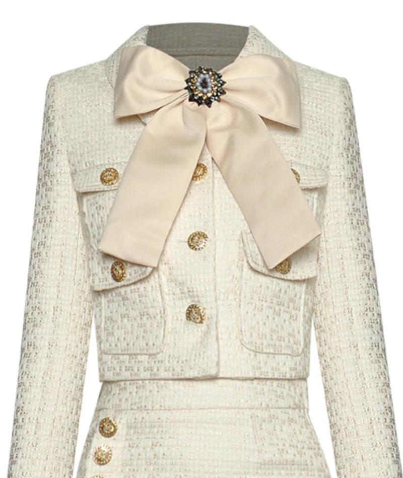 Melania Tweed Skirt & Jacket
