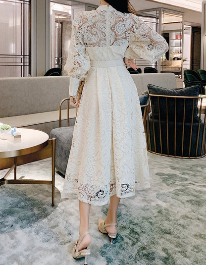 Margo Patchwork Midi Dress