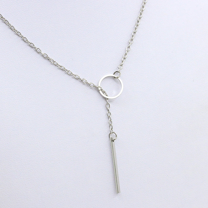 Street Geometric Patchwork Necklaces