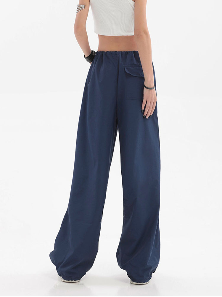 Pants Summer Loose Drawstring Trousers Joggers Baggy Wide Leg Sweatpants Pants Oversized Y2k Clothes