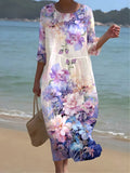 Women's Floral Resort Print Dress