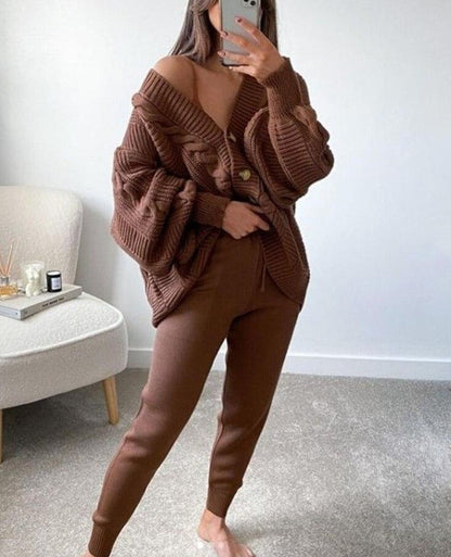 Varvara Cardigan & Pants Set