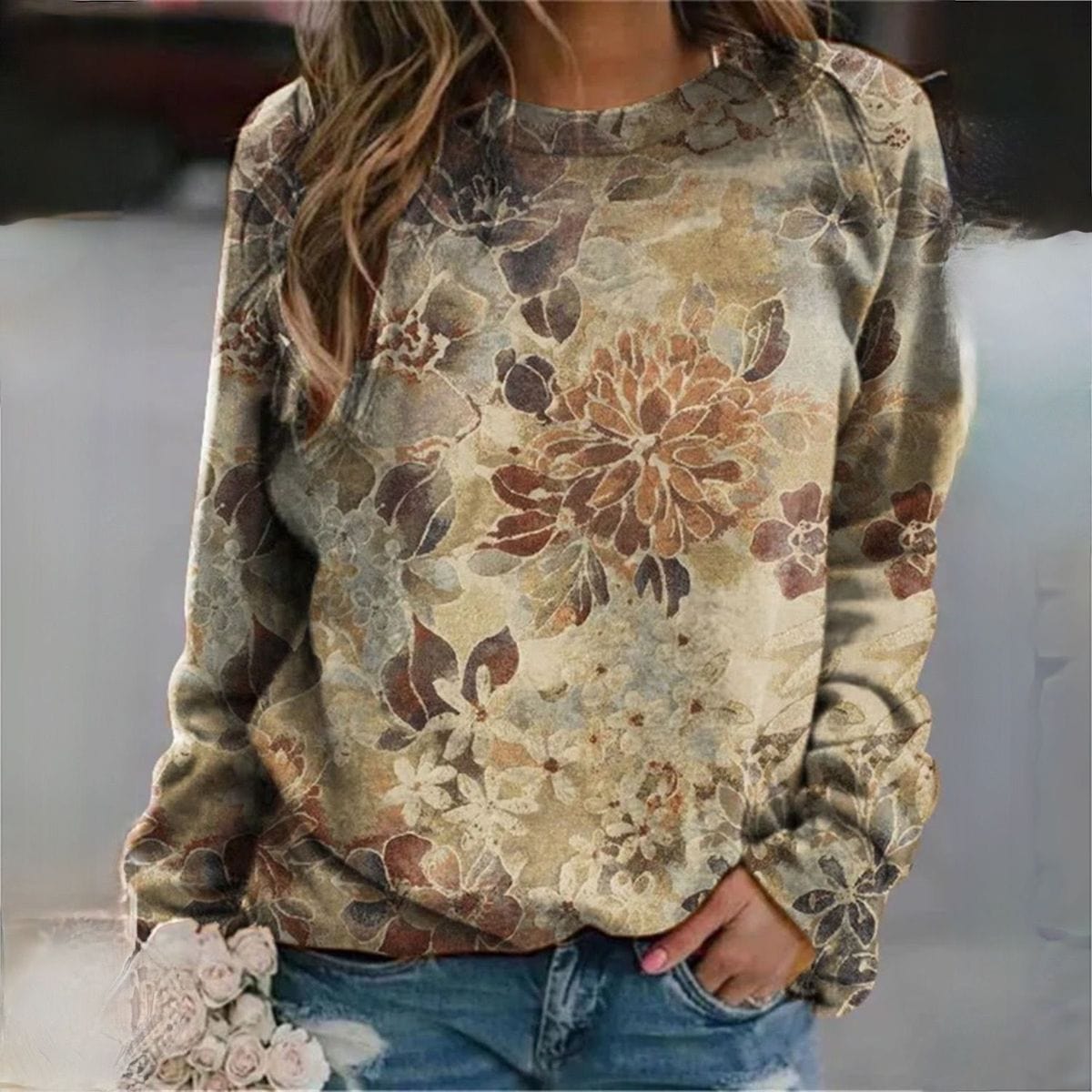 Gracefully Designed Sweater