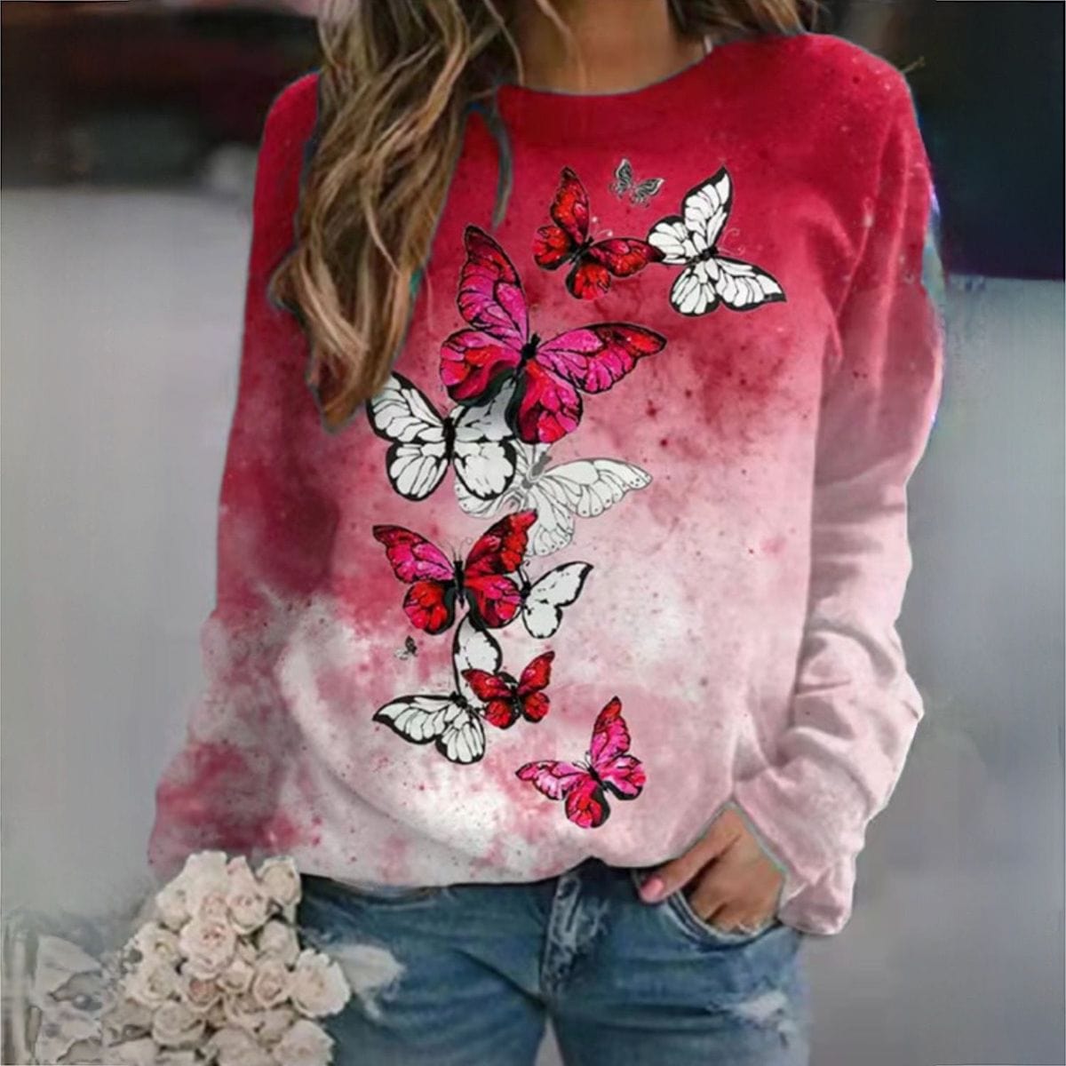 Gracefully Designed Sweater